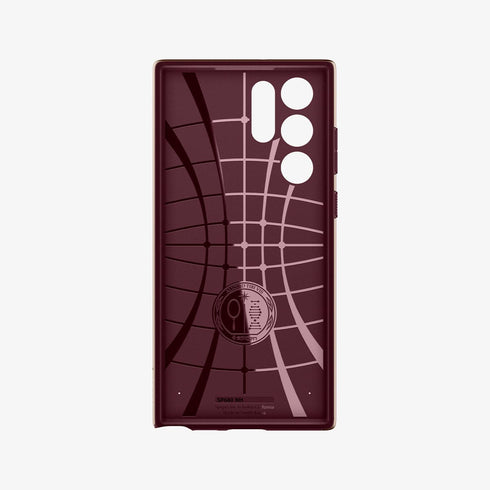 ACS03926 - Galaxy S22 Ultra 5G Case Neo Hybrid in gunmetal showing the back